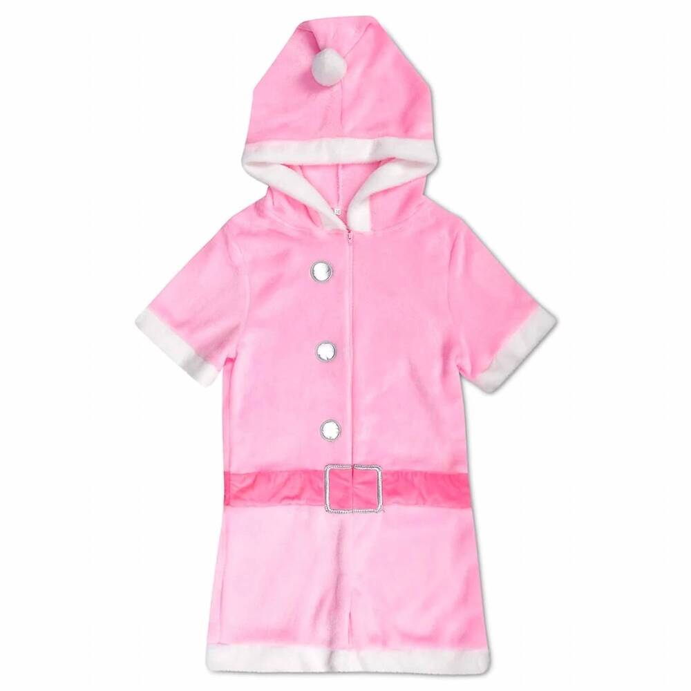 NEW ISCREAM kids' santa's favorite romper in pink